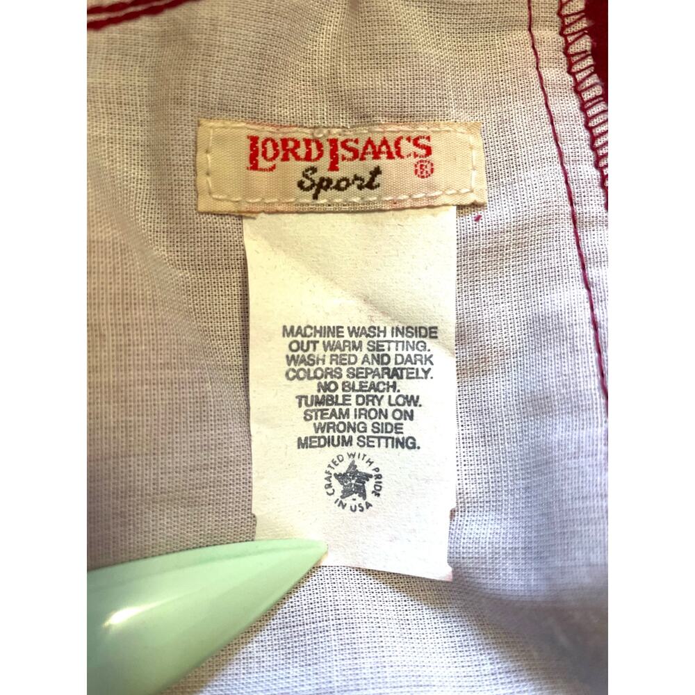 80's (1987) Vintage‎ New with Tags, Lord Isaacs Sport Corduroy, Sz 13/14 - Picture 7 of 7